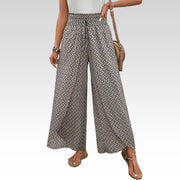 Lizzy | Hose mit weitem Bein und Geometrie-Druck