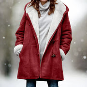 Adelaida | Warmer und Stilvoller Fleece Mantel