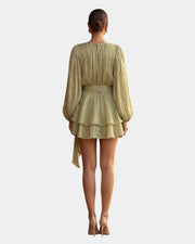 Aude Kleid mit Rüschen