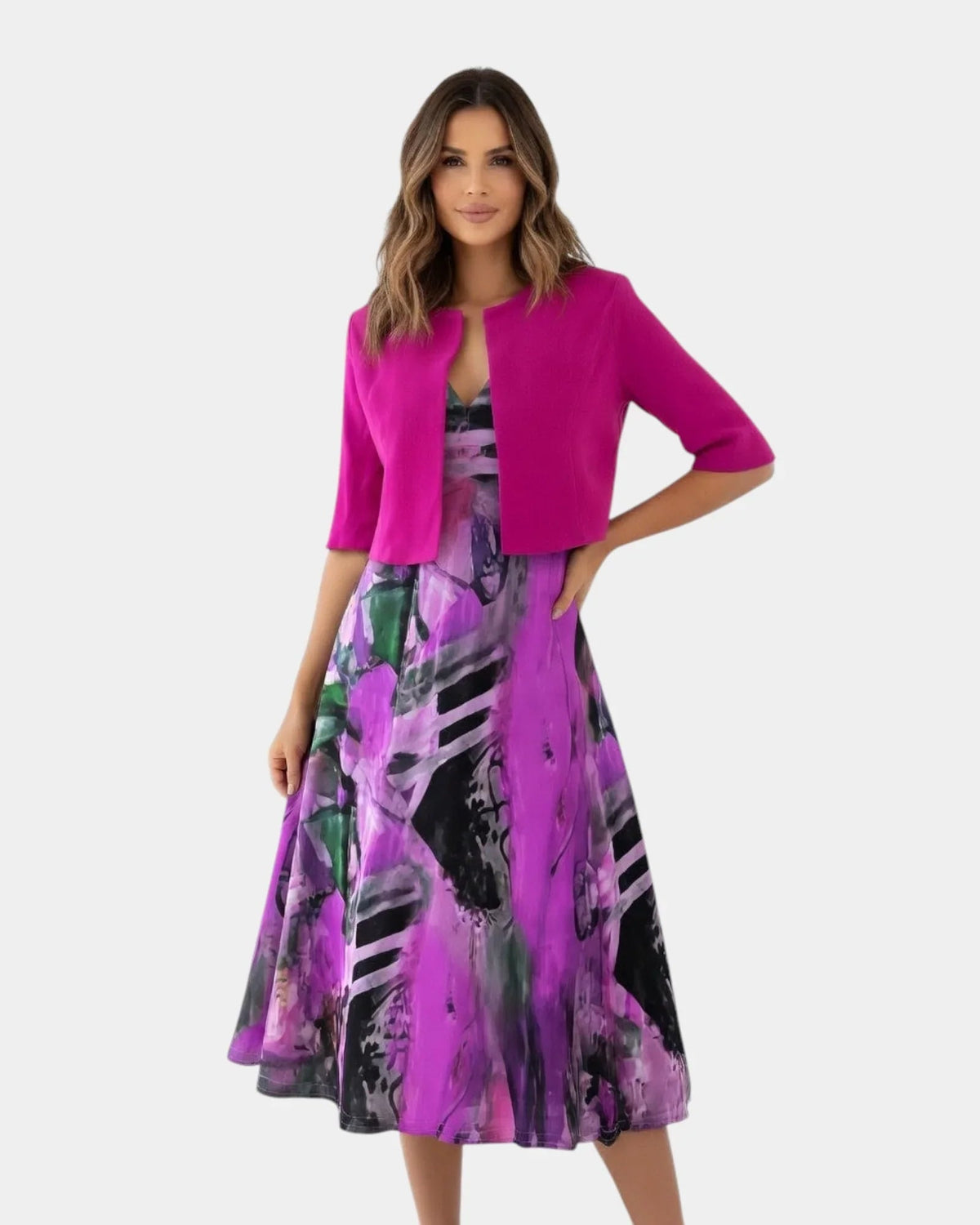 Stacy Kleid mit Muster