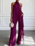 Viola | Elegantes Ensemble mit Haltertop und Hose