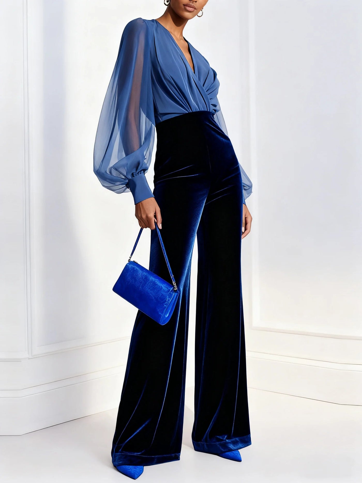 Celeste Samt Jumpsuit