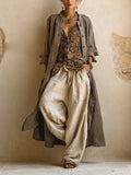 Linnea | Elegantes 3-teiliges Leinen-Set