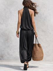 Serena Halter Neck Top und Faltenhose Set