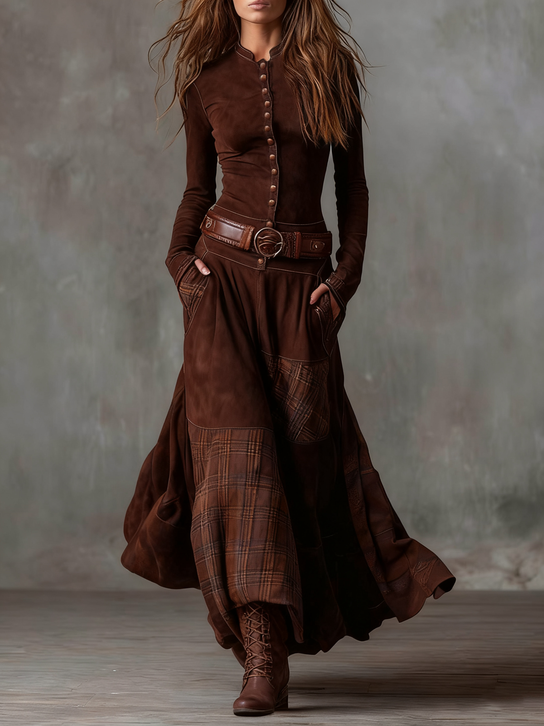 Michelle | Belted Dress