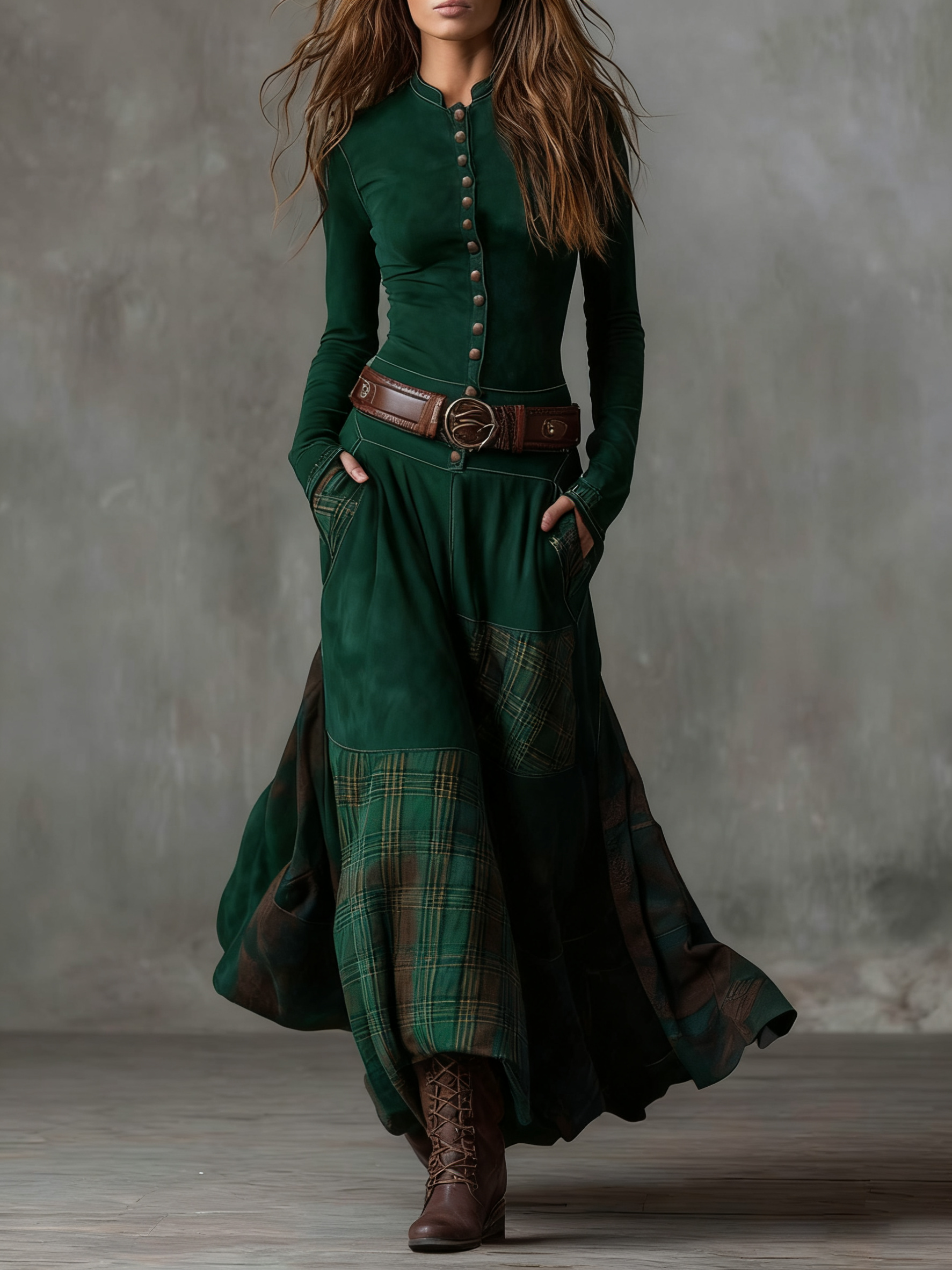 Michelle | Belted Dress