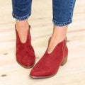 Stiefeletten mit Leopardenmuster
