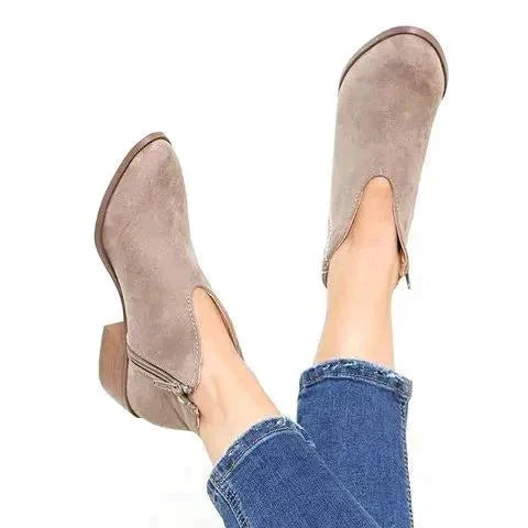 Stiefeletten mit Leopardenmuster