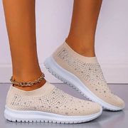 Sneaker mit Glitzerdetails