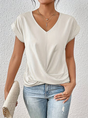 Sina | T-Shirt mit Sweetheart-Ausschnitt (1+1 GRATIS)