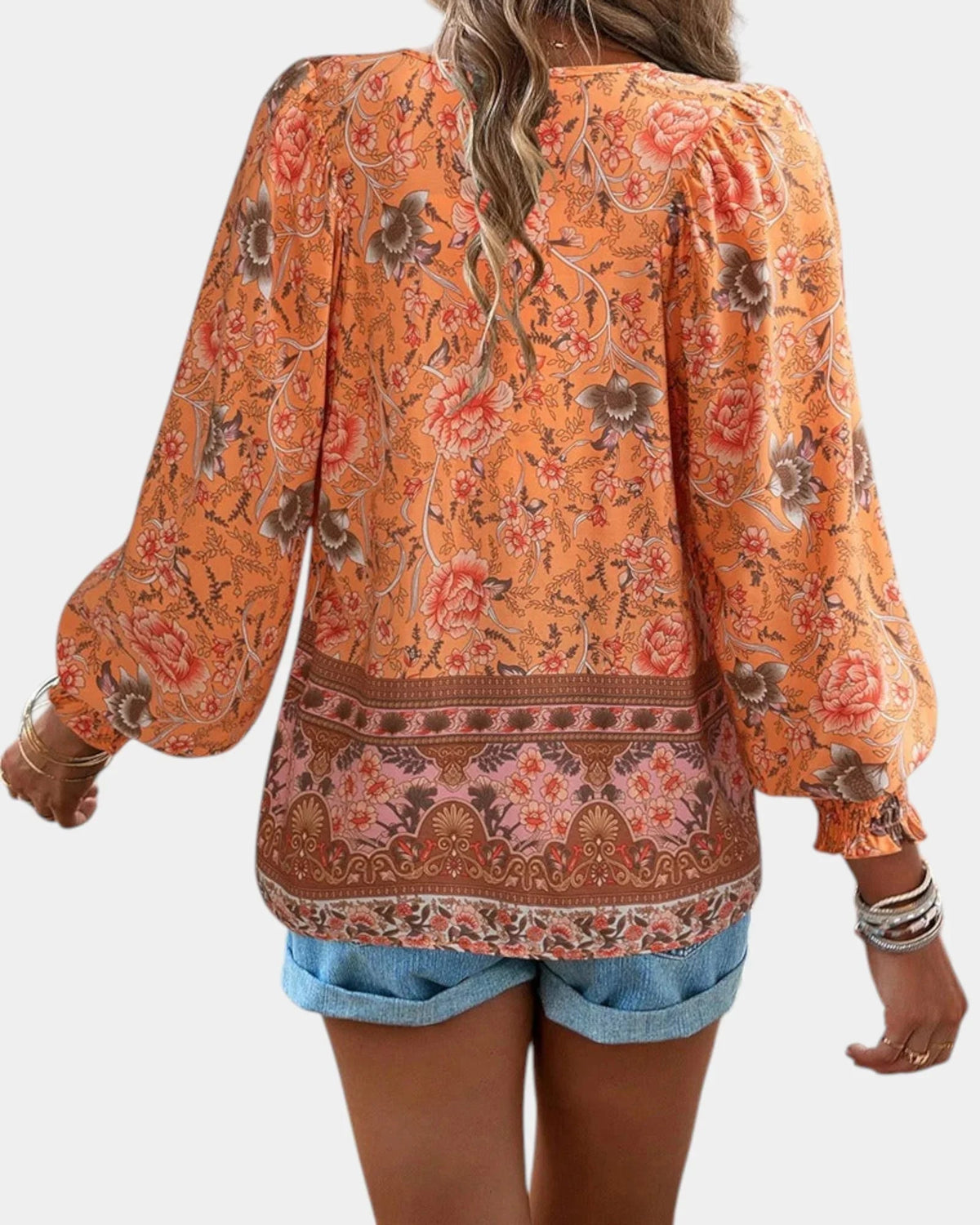 Jany Bluse mit Blumenmuster