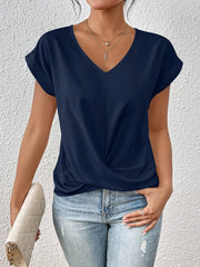 Sina | T-Shirt mit Sweetheart-Ausschnitt (1+1 GRATIS)