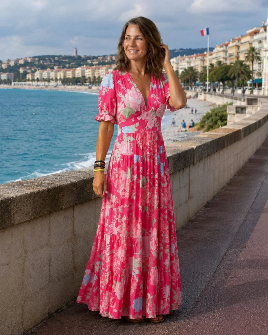 Césarie Kleid mit Blumenmuster