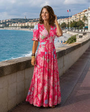Césarie Kleid mit Blumenmuster