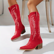 Gestickte Westernstiefel