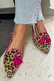 Asma™ - Leopard print flat shoes