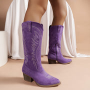 Gestickte Westernstiefel