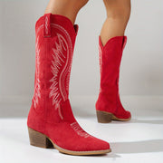 Gestickte Westernstiefel