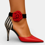 Angela Pumps mit Blumenmuster