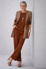 Margaret | Elegantes 3-teiliges Casual-Set