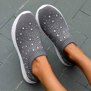Sneaker mit Glitzerdetails