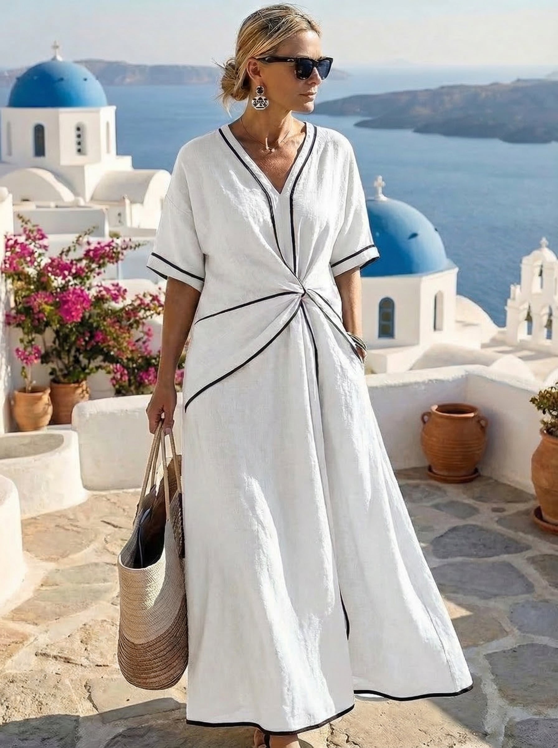 Santorini | Leichtes Sommerkleid
