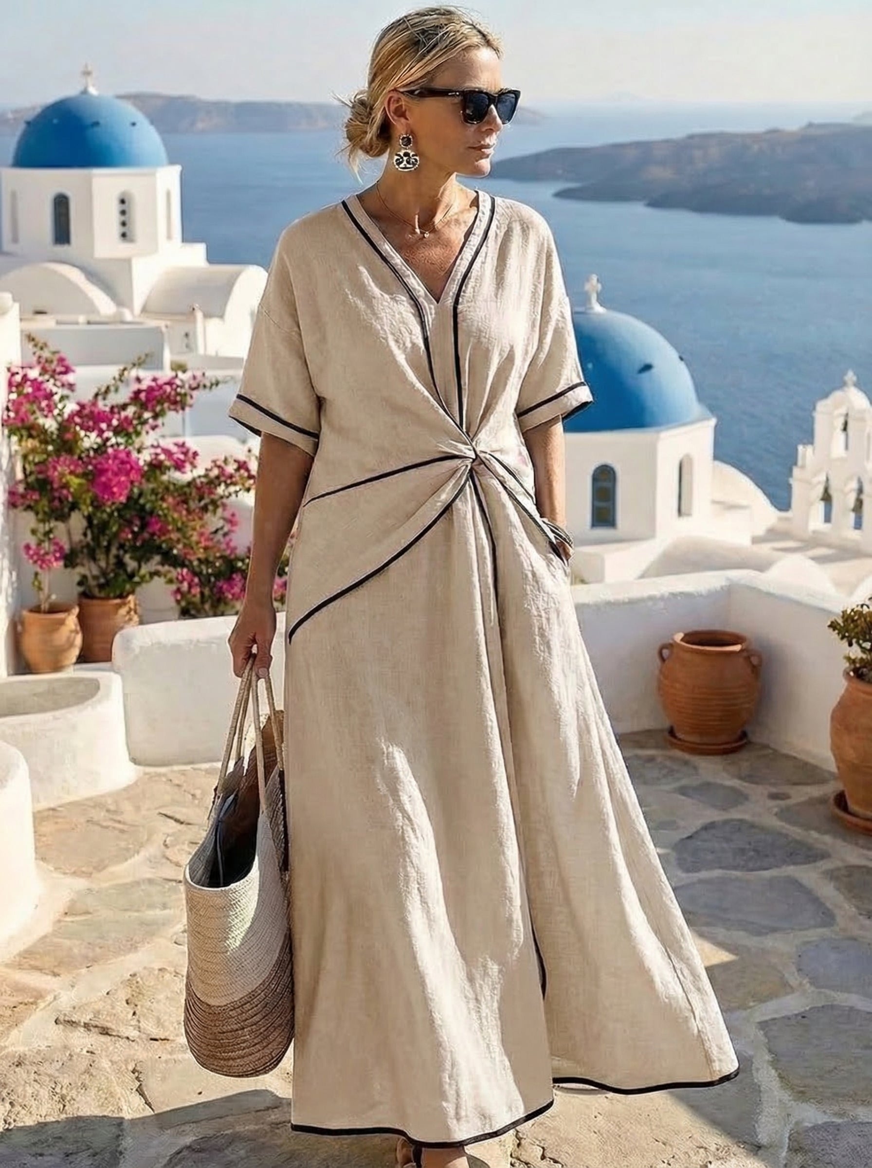 Santorini | Leichtes Sommerkleid