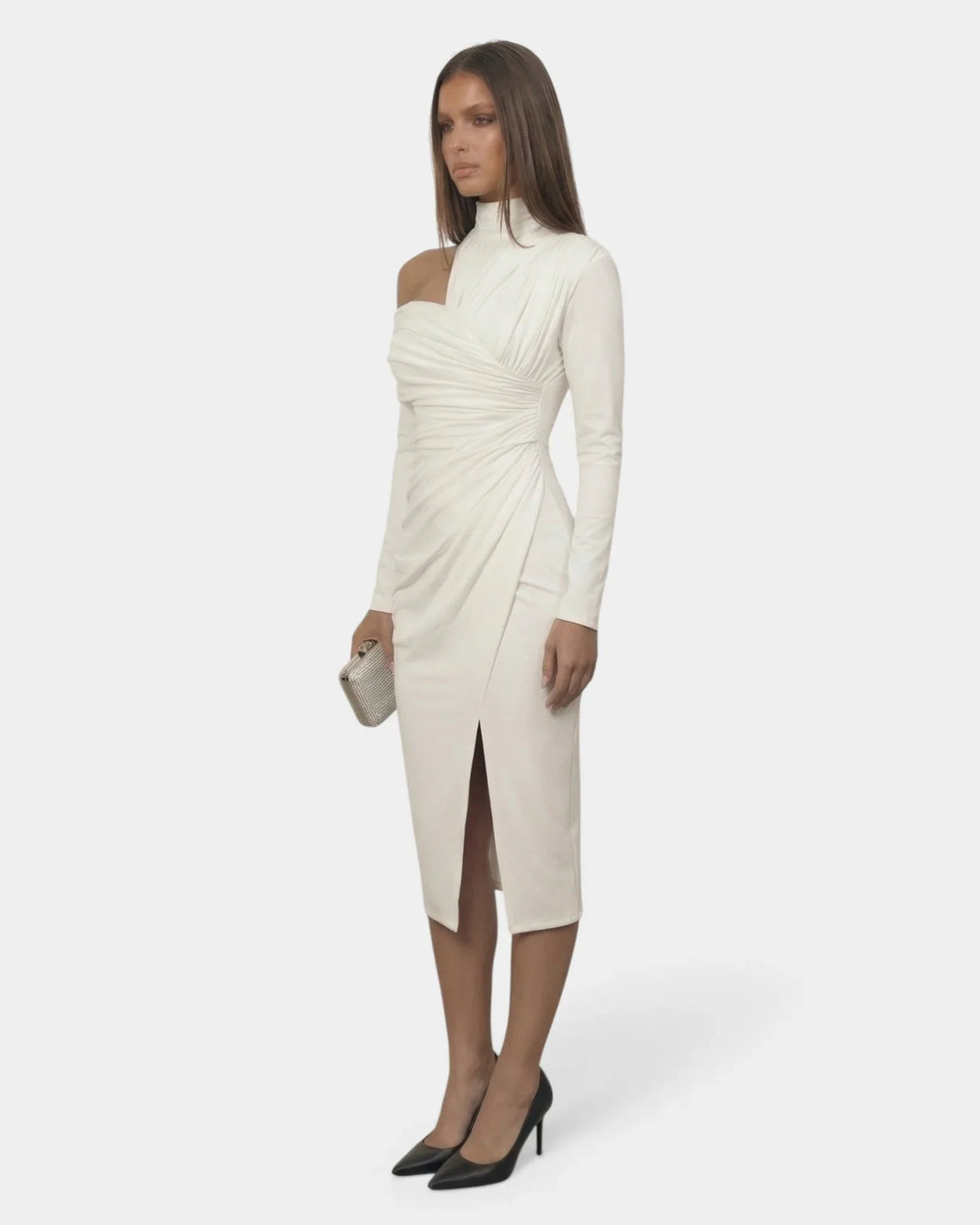 Fernande Kleid mit Drapierung