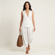 Twiila | Wickeloberteil & Weite-Hosen-Set