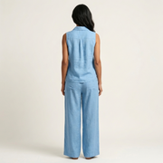 Twiila | Wickeloberteil & Weite-Hosen-Set