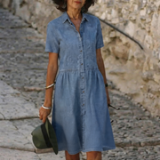 Angela | Alltags-Denimkleid