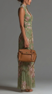 Zineb | Plissierter Floral Jumpsuit