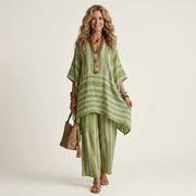 Kiara | Zweiteiliges gestreiftes Set