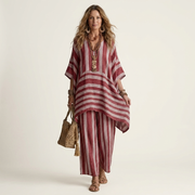 Kiara | Zweiteiliges gestreiftes Set