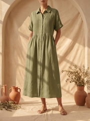 Lysandra | Leichtes und Sommerliches Hemdblusenkleid