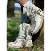 Fransige Stiefeletten