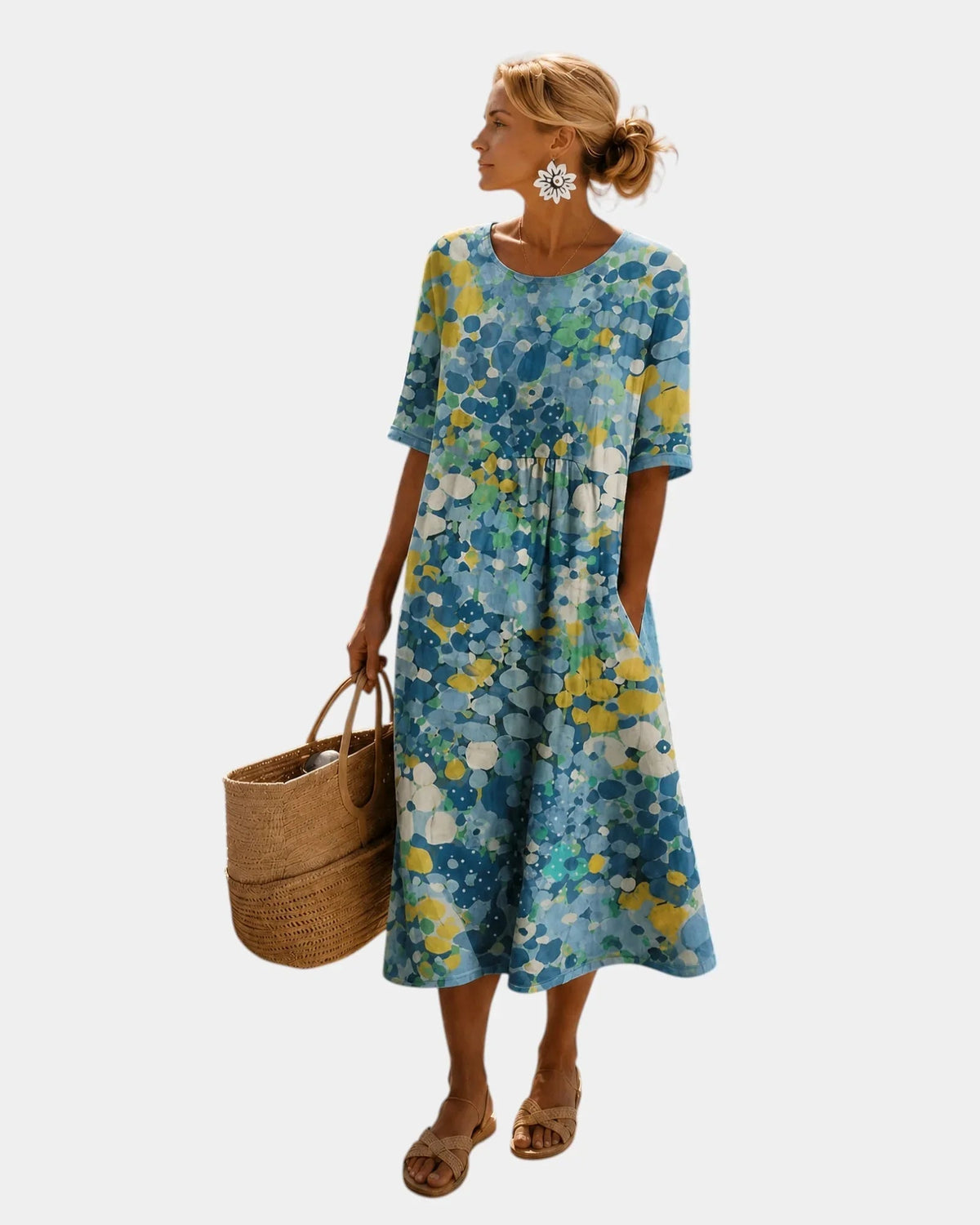 Liséa Kleid mit Blumenmuster