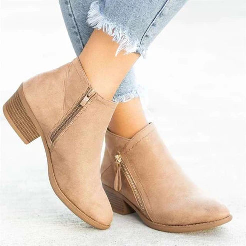 Stiefeletten mit Reißverschluss