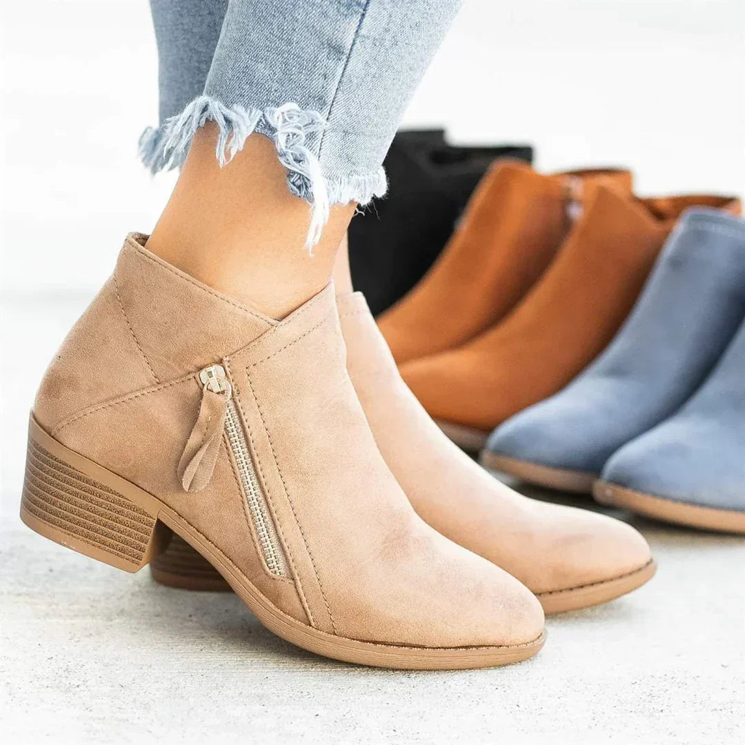 Stiefeletten mit Reißverschluss