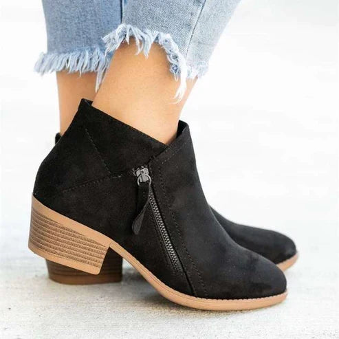 Stiefeletten mit Reißverschluss