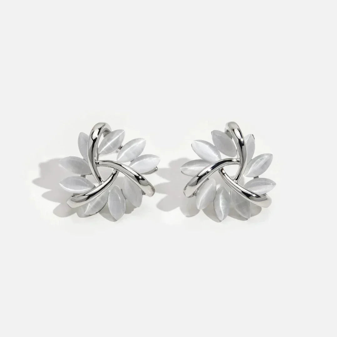 Charlotte Ohrringe mit Blumenmuster