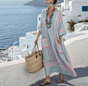 Mia | Elegantes Maxikleid für einen Stilvollen Sommerlook