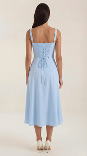 Elvira | Midikleid mit Schnürung