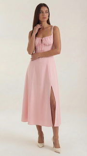 Elvira | Midikleid mit Schnürung