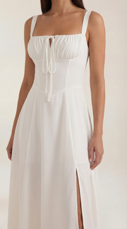 Elvira | Midikleid mit Schnürung