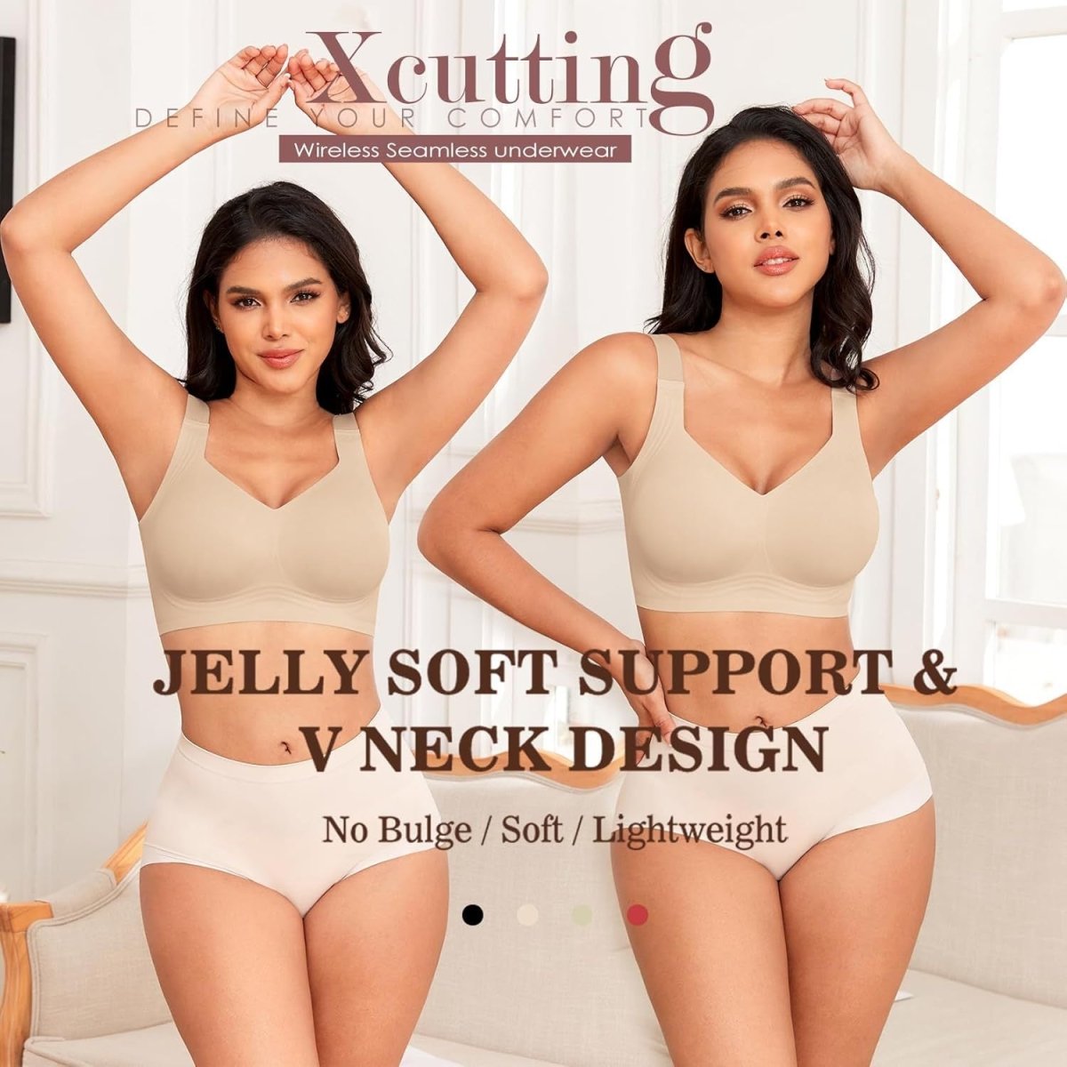 Nora | Seamless Full-Coverage Push-Up BH