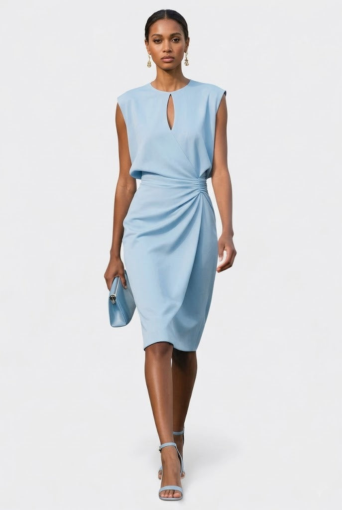 Elisa | Midikleid mit Korsage und Spitze