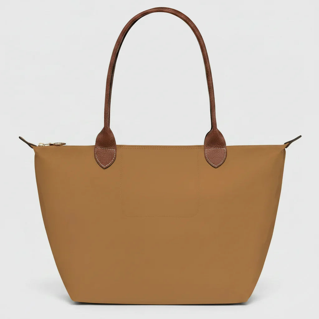 Mila | Klassische Tote Bag mit Lederbesatz