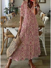 Luna | Mühelos Boho-Stil Midi Kleid