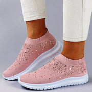 Sneaker mit Glitzerdetails